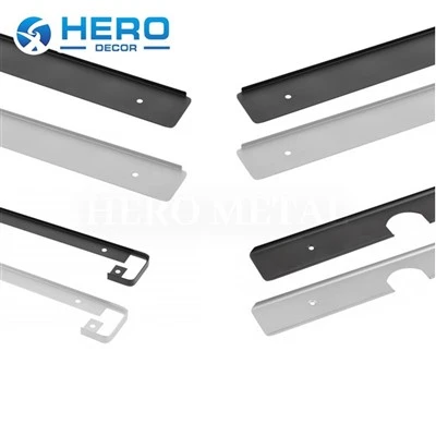 Arbeitsplattenkante aus Aluminium